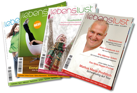 lebenslust-Titelbilder des Startjahres (Voransicht)