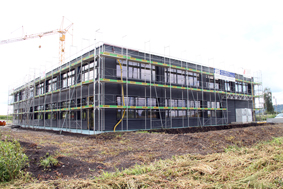 Der Neubau der Bimag Steuerungstechnik AG an der Rämismatte 11 in Ins